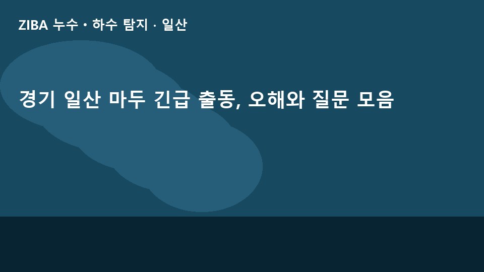 경기 일산 마두 긴급 출동, 오해와 질문 모음